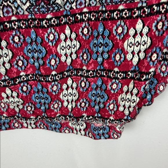 Beachlunchlounge Kayla Boho Sleeveless Tassel Dress Medium Antique Claret - Picture 9 of 13